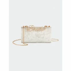 Shiraleah "Bride" Minaudiere Handbag Handbags Ivory
