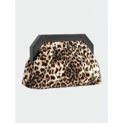 Shiraleah Bailey Leopard Clutch Handbags Multi