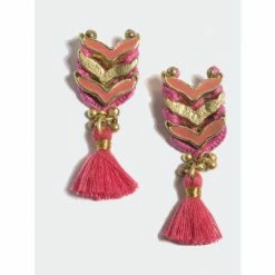 Shiraleah Belen Earrings, Coral