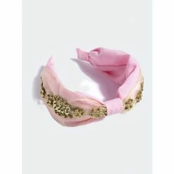 Shiraleah Embellished Headband, Pink Hair