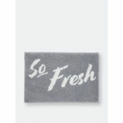 Shiraleah "So Fresh" Bath Mat Rugs & Mats Grey