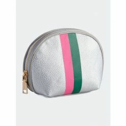 Shiraleah Stanton Cosmetic Pouch, Silver Wallets