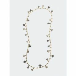 Shiraleah Freya Tassel Necklace, Grey Necklaces