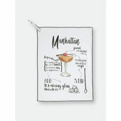 Shiraleah "Manhattan" Tea Towel Tools & Accessories White