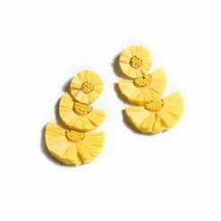 Shiraleah Gaetana Earrings, Yellow