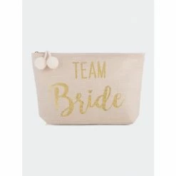 Shiraleah Mia Team Bride Zip Pouch, Blush Wallets