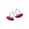 Shiraleah Rosalie Earrings - Red