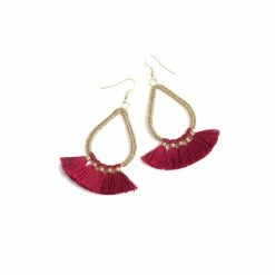 Shiraleah Rosalie Earrings - Red
