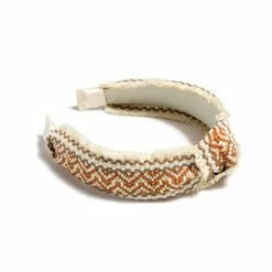 Shiraleah Knotted Fringe Headband - Ivory Hair