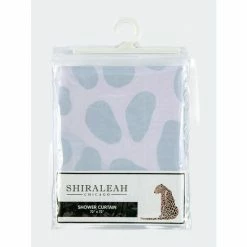 Shiraleah Leopard Shower Curtain Decor White -Shiraleah Shop unnamed file 1438