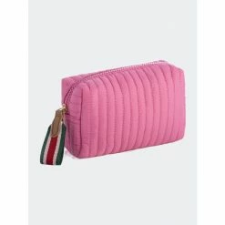 Shiraleah Ezra Small Boxy Cosmetic Pouch - Pink Wallets
