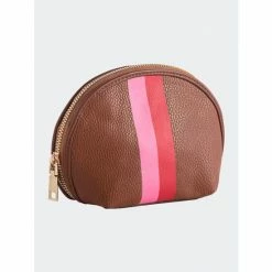 Shiraleah Stanton Cosmetic Pouch, Hazelnut Wallets