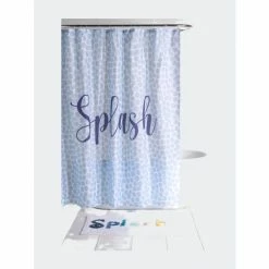 Shiraleah "Splash" Shower Curtain Bath Sky -Shiraleah Shop unnamed file 1455