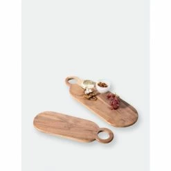 Shiraleah Belvedere Small Oblong Presentation Board Tools & Accessories Natural -Shiraleah Shop unnamed file 148