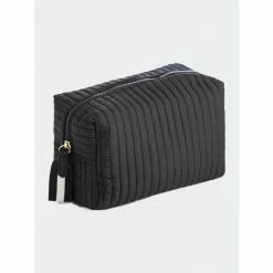 Shiraleah Ezra Large Boxy Cosmetic Pouch - Black Wallets