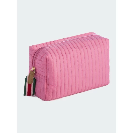 Shiraleah Ezra Large Boxy Cosmetic Pouch - Pink Wallets Shiraleah Ezra Large Boxy Cosmetic Pouch - Pink Wallets -Shiraleah Shop unnamed file 1483