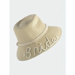 Shiraleah "Bride" Bucket Hat Hats & Scarves Natural