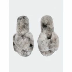 Shiraleah Stowe Tie Dye Slippers Grey
