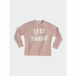 Shiraleah "Lazy Sunday" Sweatshirt Sweatshirts & Sweaters Blush