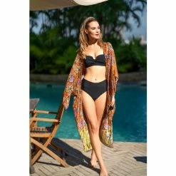 Shiraleah Barbarossa Kimono Cover-Up, Cinnamon Clothing -Shiraleah Shop unnamed file 1530