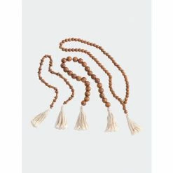 Shiraleah Assorted Set Of 3 Sizes Prayer Beads - Brown Mind Body Spirit