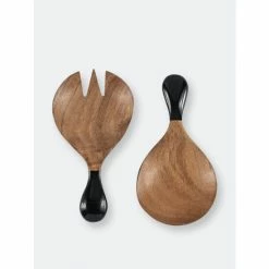 Shiraleah Samba Salad Tossers Serveware Black