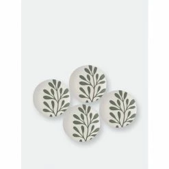 Shiraleah Ainsley Set Of 4 Leaf Dinner Plate Dinnerware & Flatware Green -Shiraleah Shop unnamed file 1589