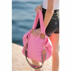 Shiraleah Ezra Tote - Pink Handbags -Shiraleah Shop unnamed file 162