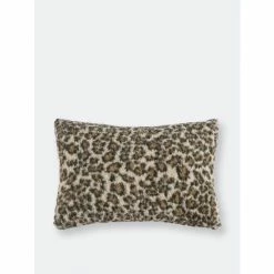 Shiraleah Avignon Sherpa Rectangle Pillow Decorative Pillows Brown