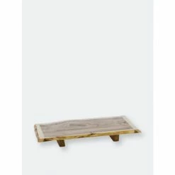 Shiraleah Small Montana Live Edge Footed Board Tools & Accessories Natural