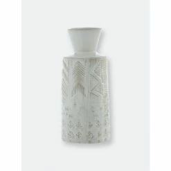 Shiraleah Large Austin Vase Decorative Accents Ivory