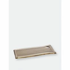 Shiraleah Set Of 2 Assorted Montana Live Edge Cutting Boards Knives & Cutting Boards Natural