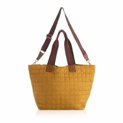 Shiraleah Ezra Travel Tote, Honey Handbags -Shiraleah Shop unnamed file 173