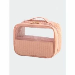 Shiraleah Ezra Set Of 2 Clear Cosmetic Cases, Blush Handbags -Shiraleah Shop unnamed file 1739