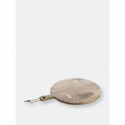 Shiraleah Assorted Set Of 2 Round Montana Cutting Boards Knives & Cutting Boards Natural