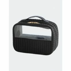 Shiraleah Ezra Set Of 2 Clear Cosmetic Cases, Blush Handbags -Shiraleah Shop unnamed file 1741