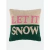 Shiraleah "Let It Snow" Pillow Decorative Pillows Multi