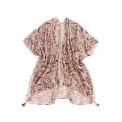 Shiraleah Ezra Kimono Cover-Up Swimwear Rose