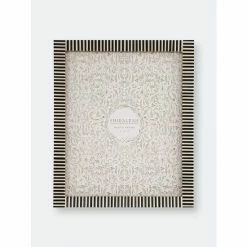 Shiraleah Paris Striped 11" X 14" Gallery Frame Decorative Accents Black