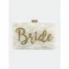 Shiraleah Bride Boxy Minaudiere Handbags Wallets Ivory