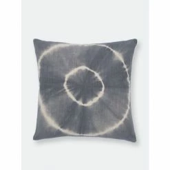 Shiraleah Aria Medallion Tie Dye Pillow Decorative Pillows Grey