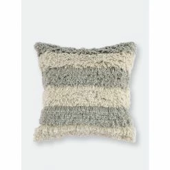 Shiraleah Haven 20" X 20" Shag Pillow Decorative Pillows Ivory