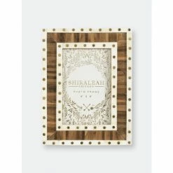 Shiraleah Mansour Two-Tone 4X6 Picture Frame Decorative Accents Multi