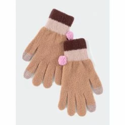 Shiraleah Dara Touchscreen Gloves Accessories Camel