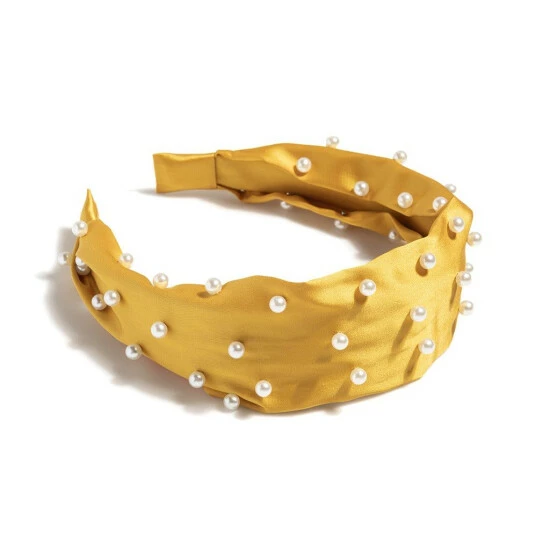 Shiraleah Pearl Wide Headband, Yellow Hair Shiraleah Pearl Wide Headband, Yellow Hair -Shiraleah Shop unnamed file 1877