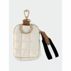 Shiraleah Ezra Clip-On Pouch, Ivory Wallets