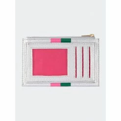 Shiraleah Stanton Card Case, Silver Wallets