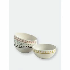 Shiraleah Ainsley Assorted Set Of 4 Bowls Dinnerware & Flatware Mix