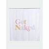 Shiraleah "Get Naked" Shower Curtain - White Bath Accessories
