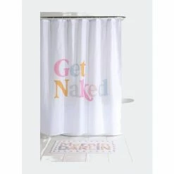 Shiraleah "Get Naked" Shower Curtain - White Bath Accessories -Shiraleah Shop unnamed file 1903